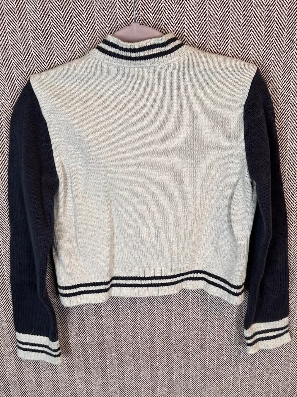 Dragon Embroidered Zip Up Sweater jacket